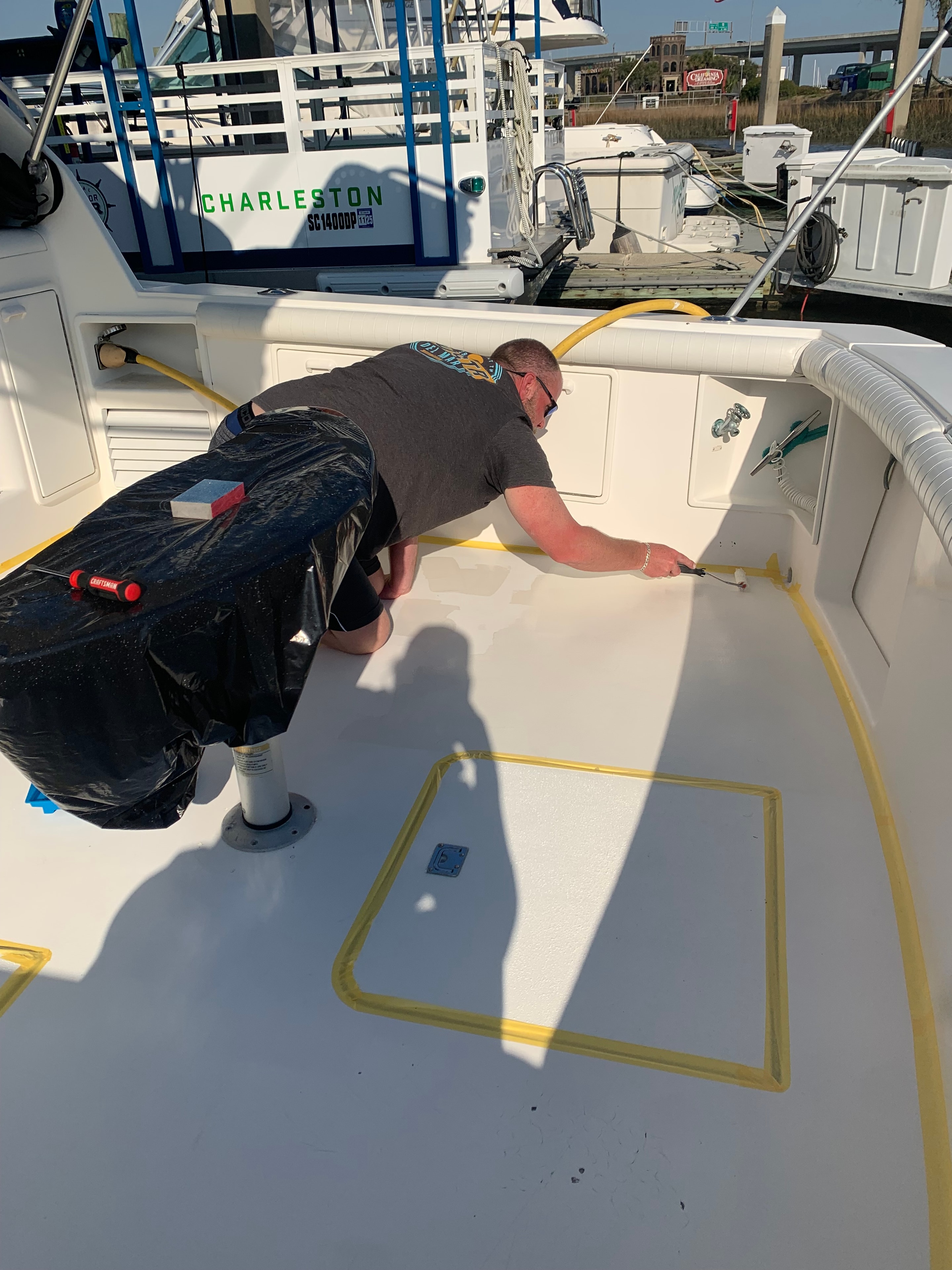 Textured Non-Skin Deck Paint